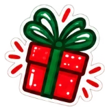Sticker: Geschenk