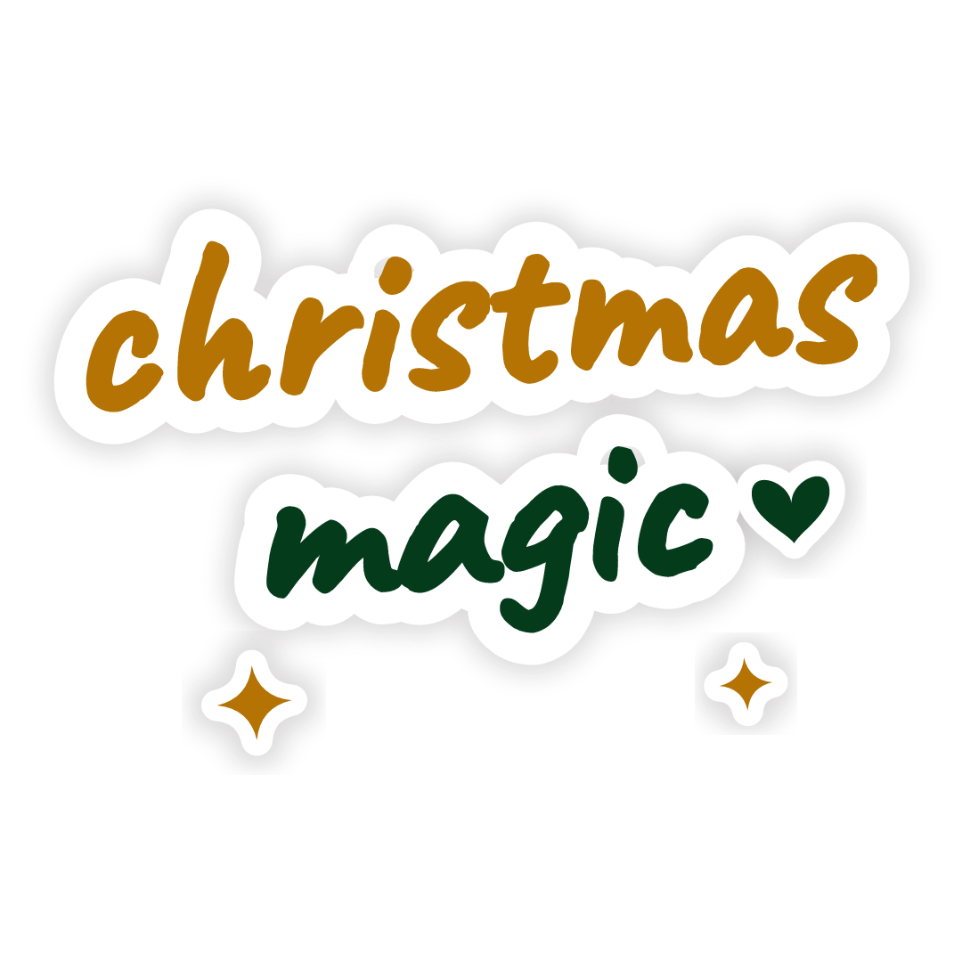 Sticker: christmas magic