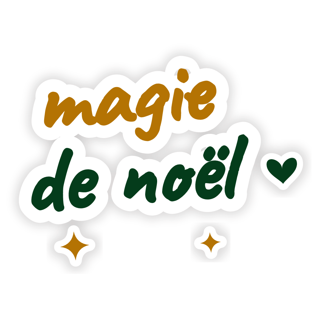 Sticker: magie de noël