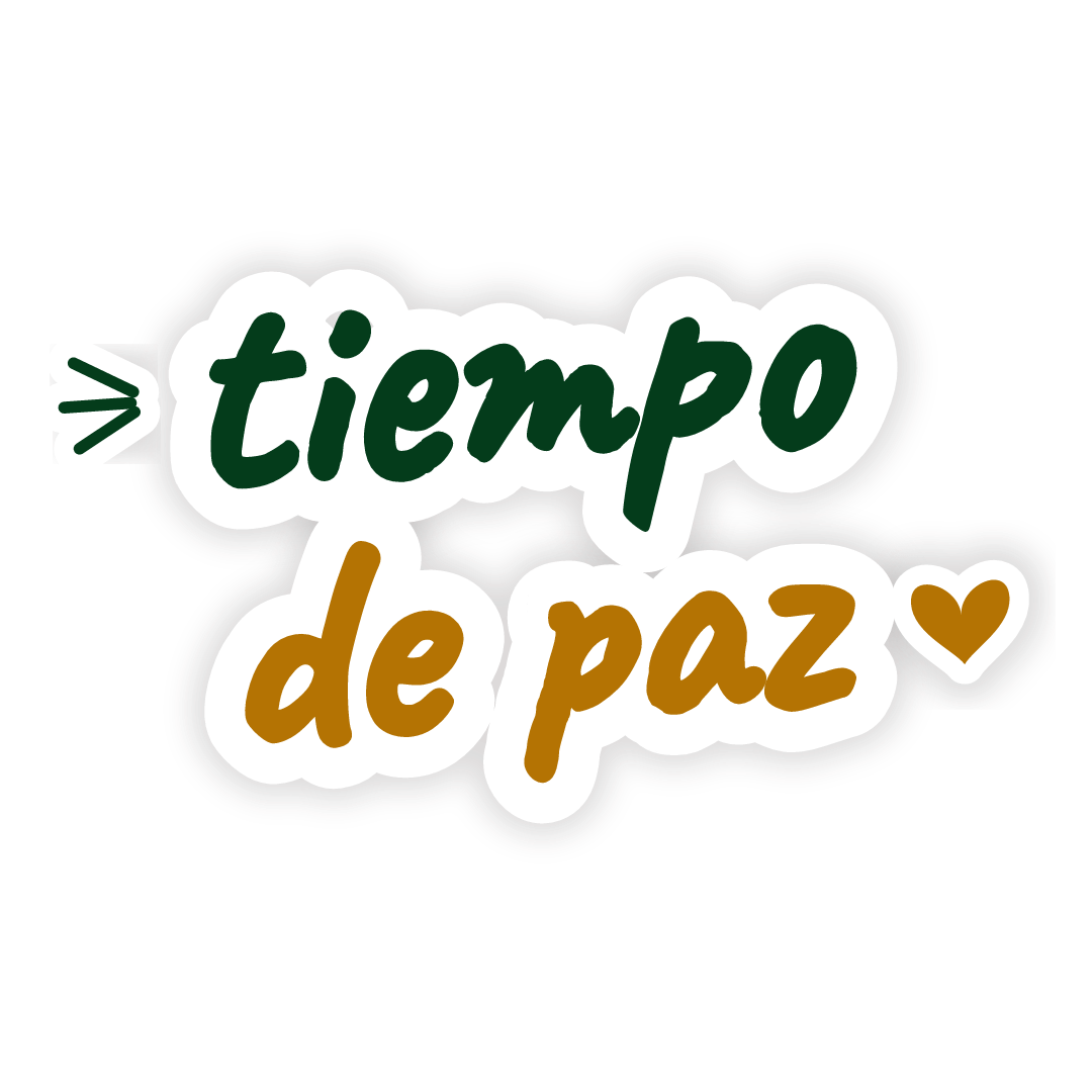 Sticker: tiempo de paz