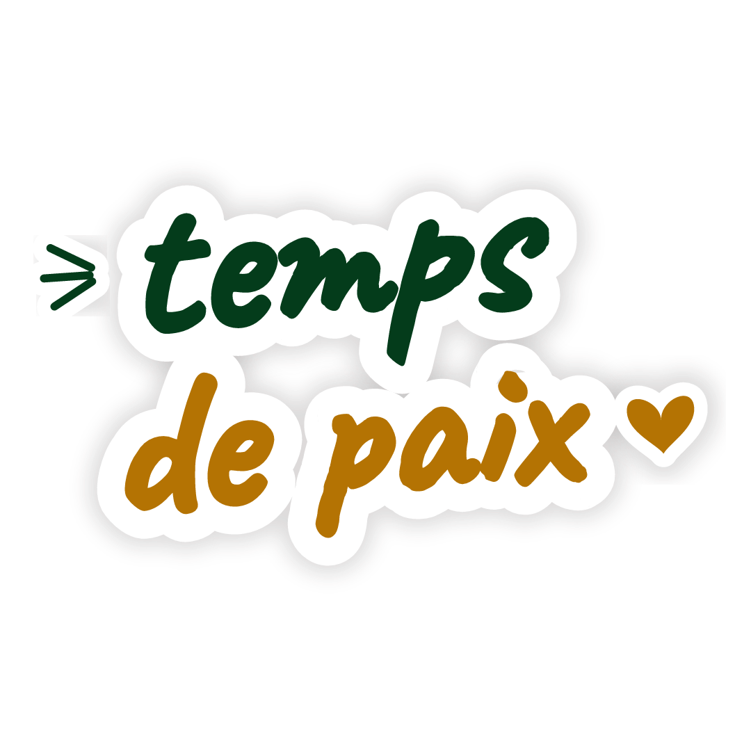 Sticker: temps de paix