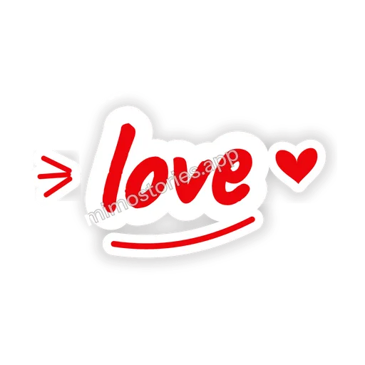 Sticker: love