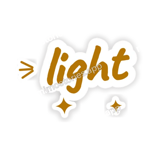 Sticker: light