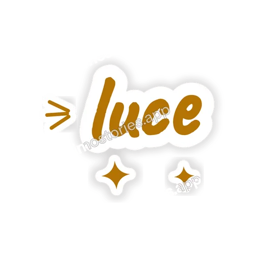 Sticker: luce