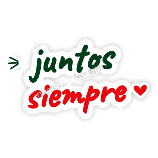 Sticker: juntos siempre