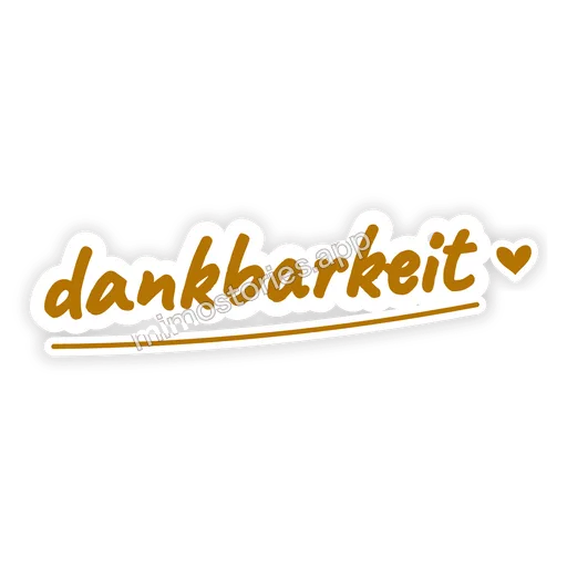 Sticker: dankbarkeit