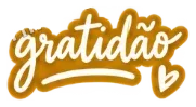 Sticker: gratidão