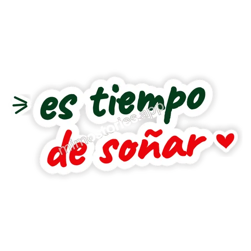 Sticker: es tiempo de soñar