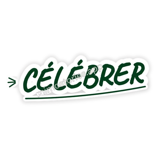 Sticker: célébrer
