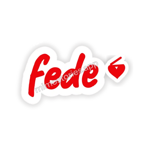 Sticker: fede
