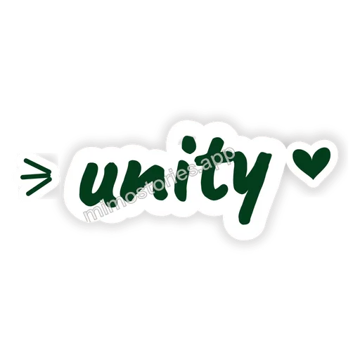 Sticker: unity