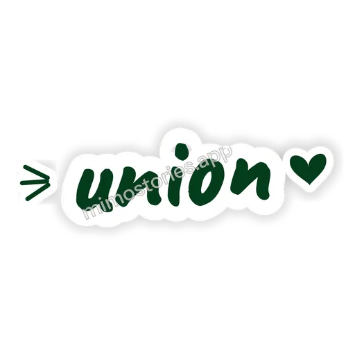 Sticker: union