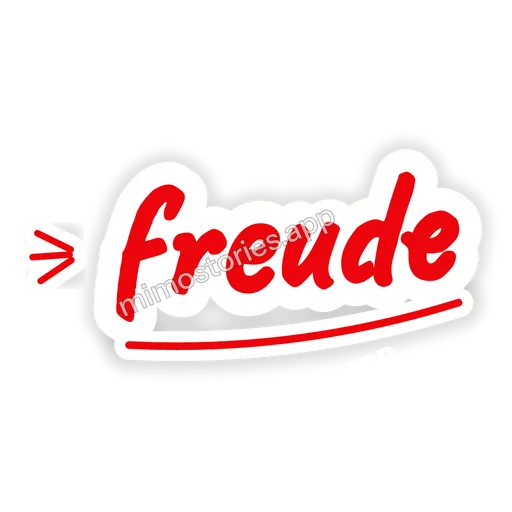 Sticker: freude