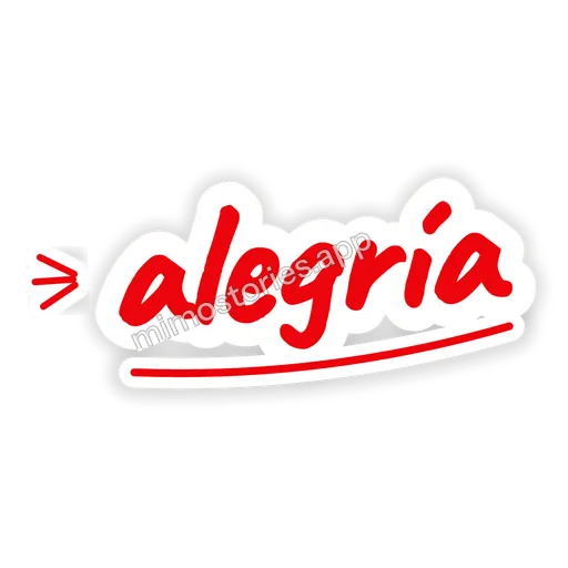 Sticker: alegría