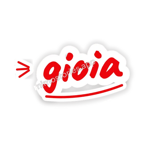 Sticker: gioia