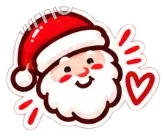 Sticker: Weihnachtsmann
