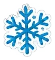 Sticker: Fiocco di neve