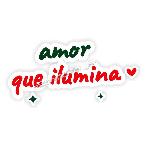Sticker: amor que ilumina