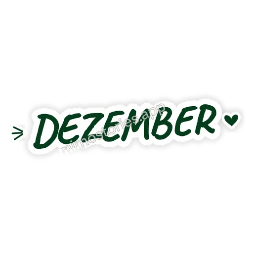 Sticker: dezember