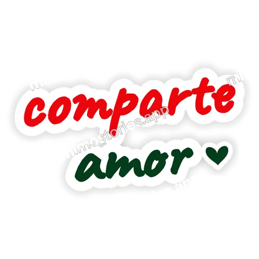 Sticker: comparte amor