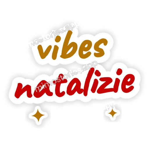 Sticker: vibes natalizie