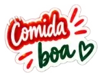 Sticker: comida boa