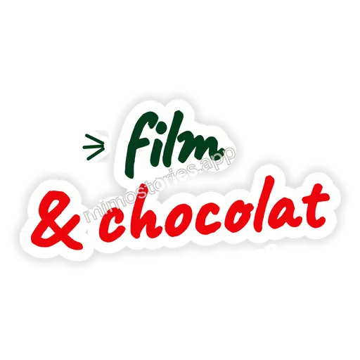 Sticker: film & chocolat