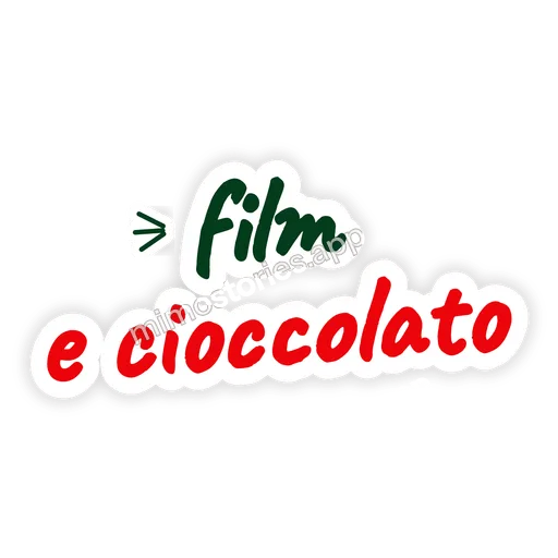 Sticker: film e cioccolato