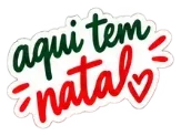 Sticker: aqui tem natal