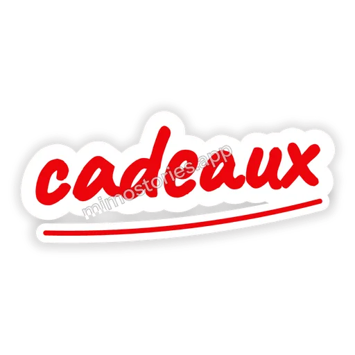Sticker: cadeaux