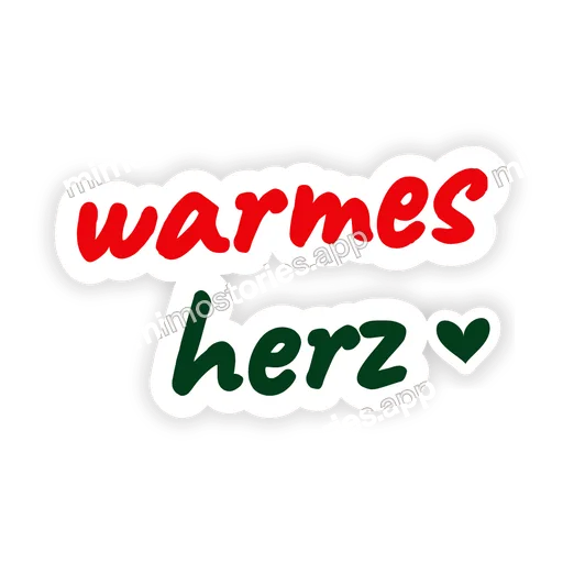 Sticker: warmes herz