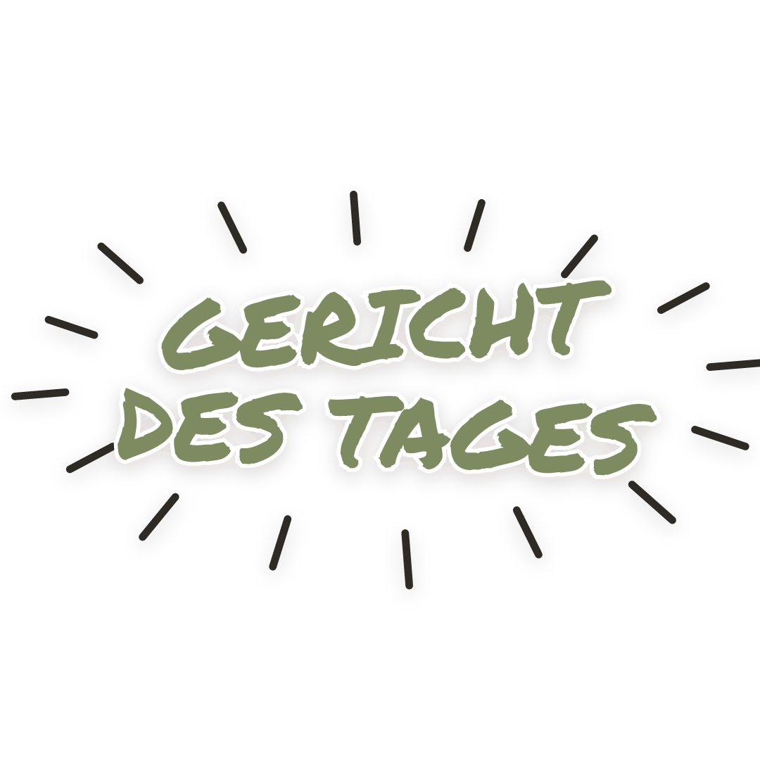 Sticker: gericht des tages