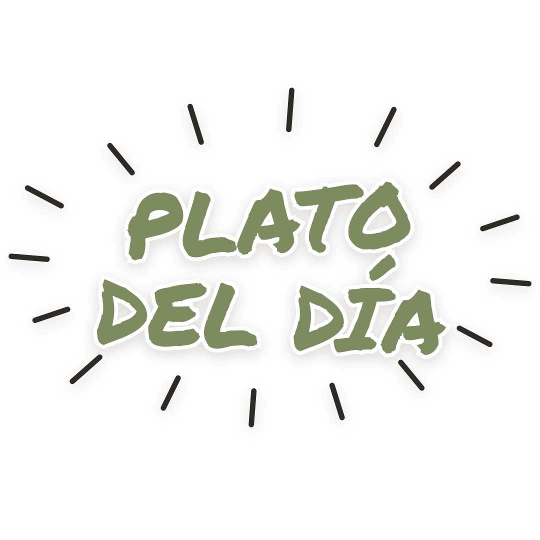 Sticker: plato del día