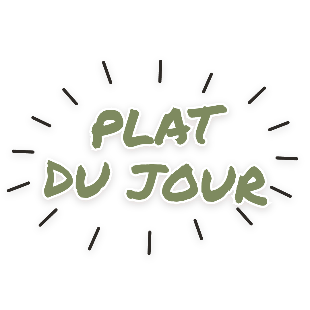 Sticker: plat du jour