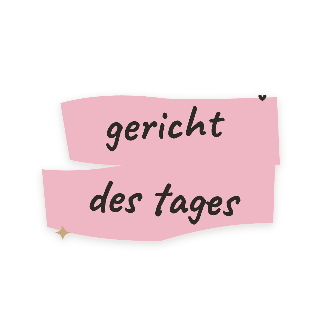 Sticker: gericht des tages