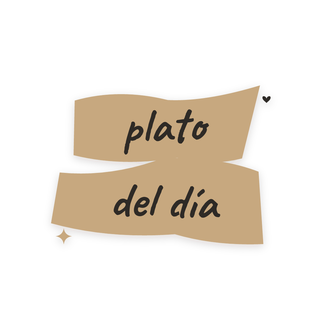 Sticker: plato del día