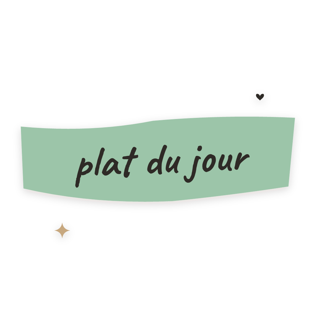 Sticker: plat du jour