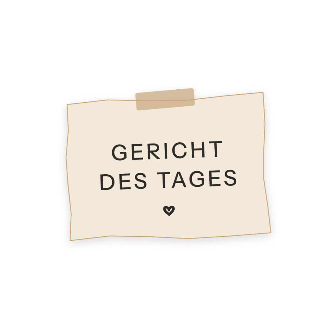 Sticker: gericht des tages