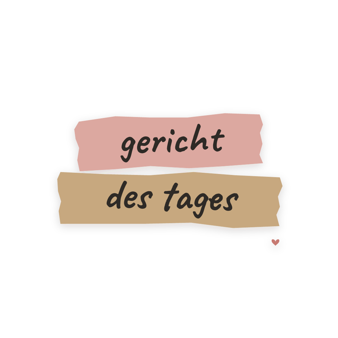 Sticker: gericht des tages
