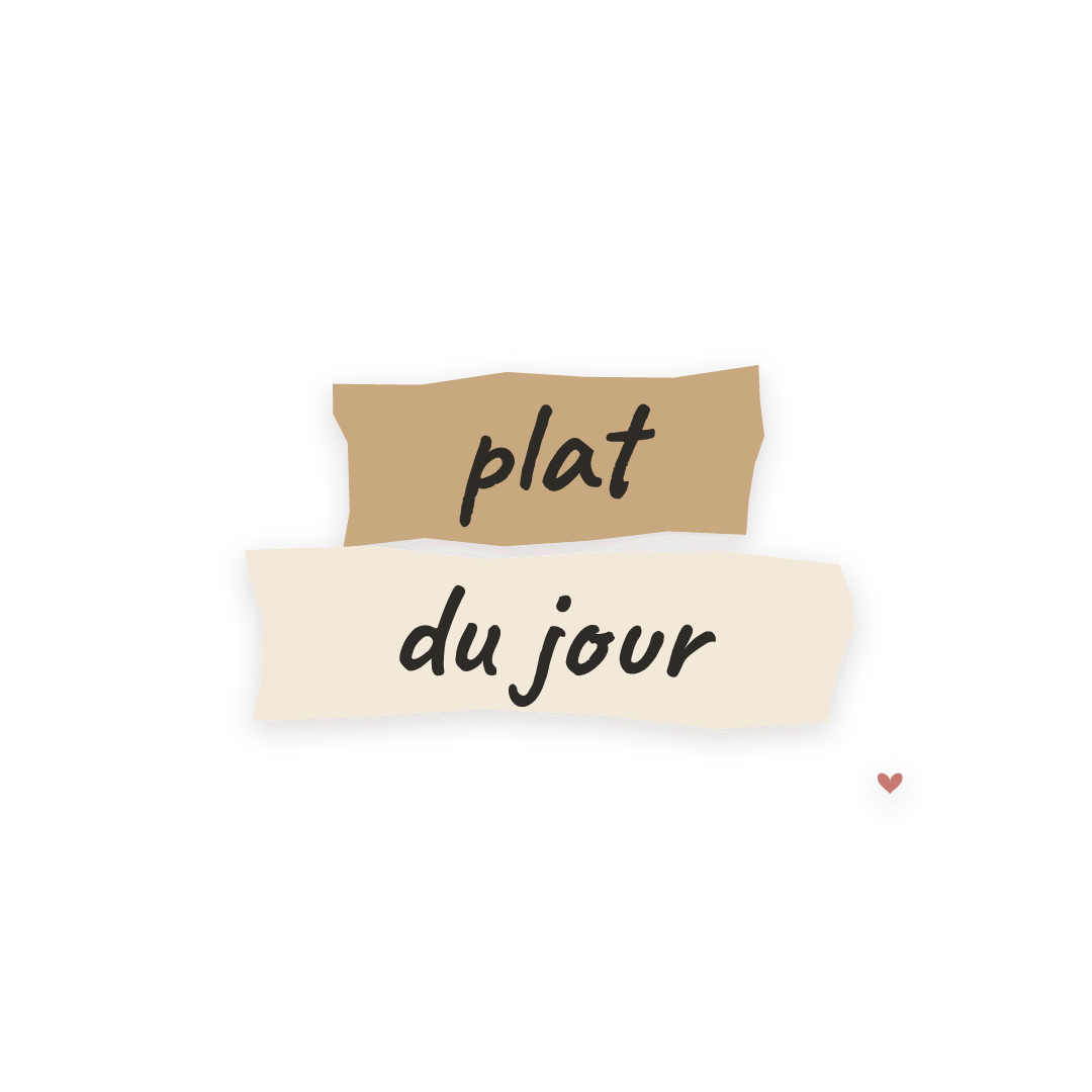 Sticker: plat du jour