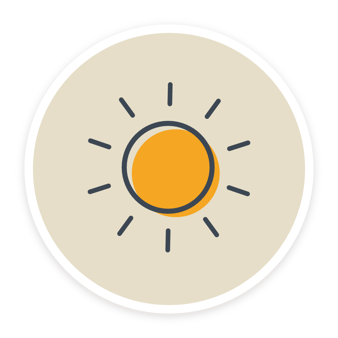Sticker: Sonne