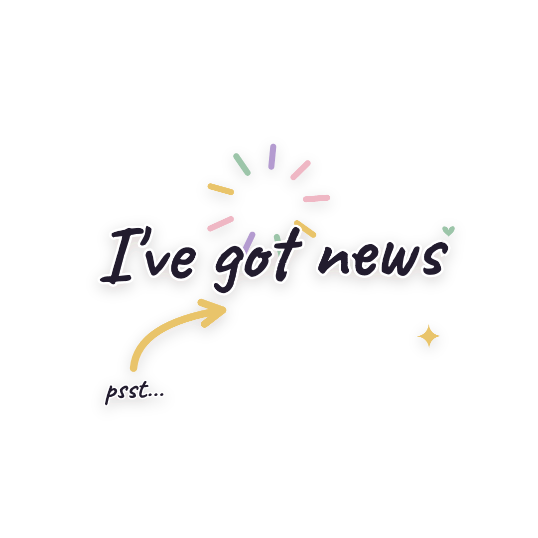 Sticker: psst… I've got news