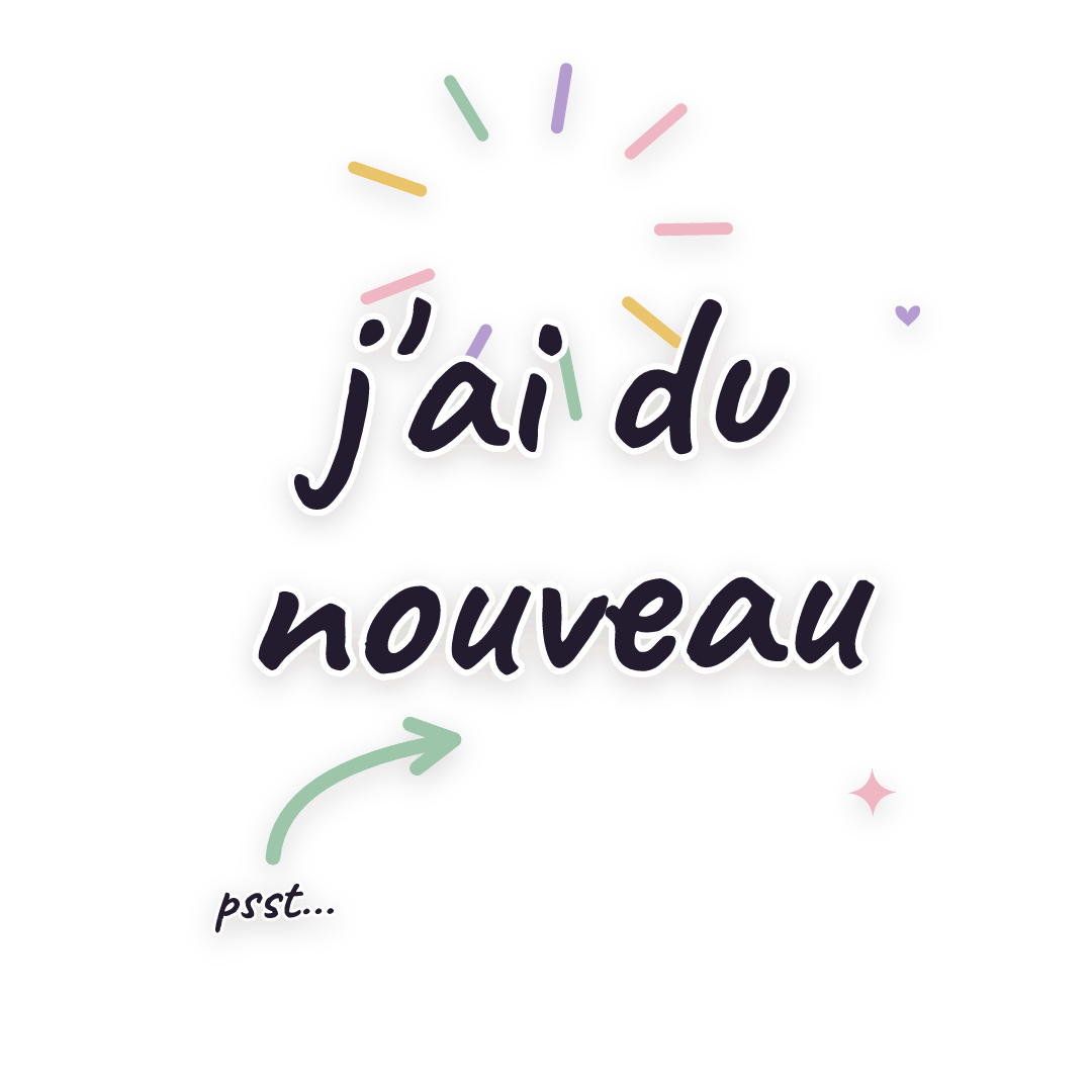 Sticker: psst… j'ai du nouveau