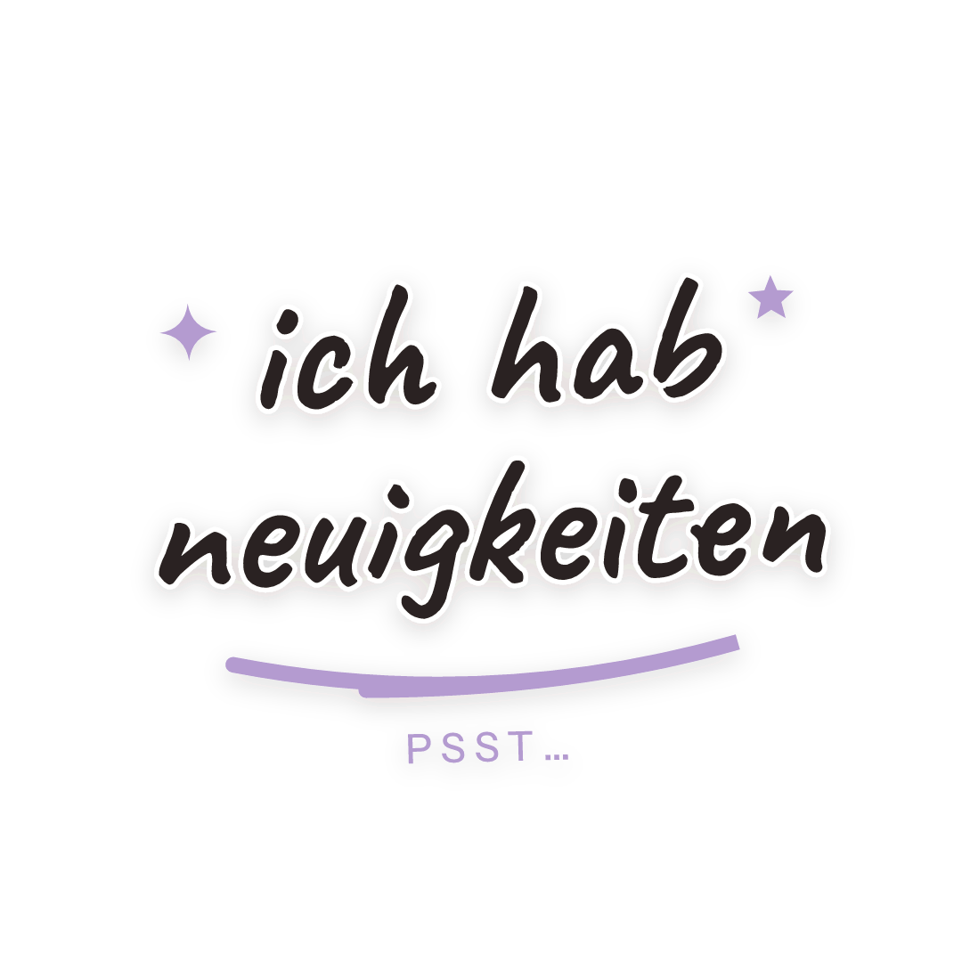 Sticker: psst… ich hab neuigkeiten
