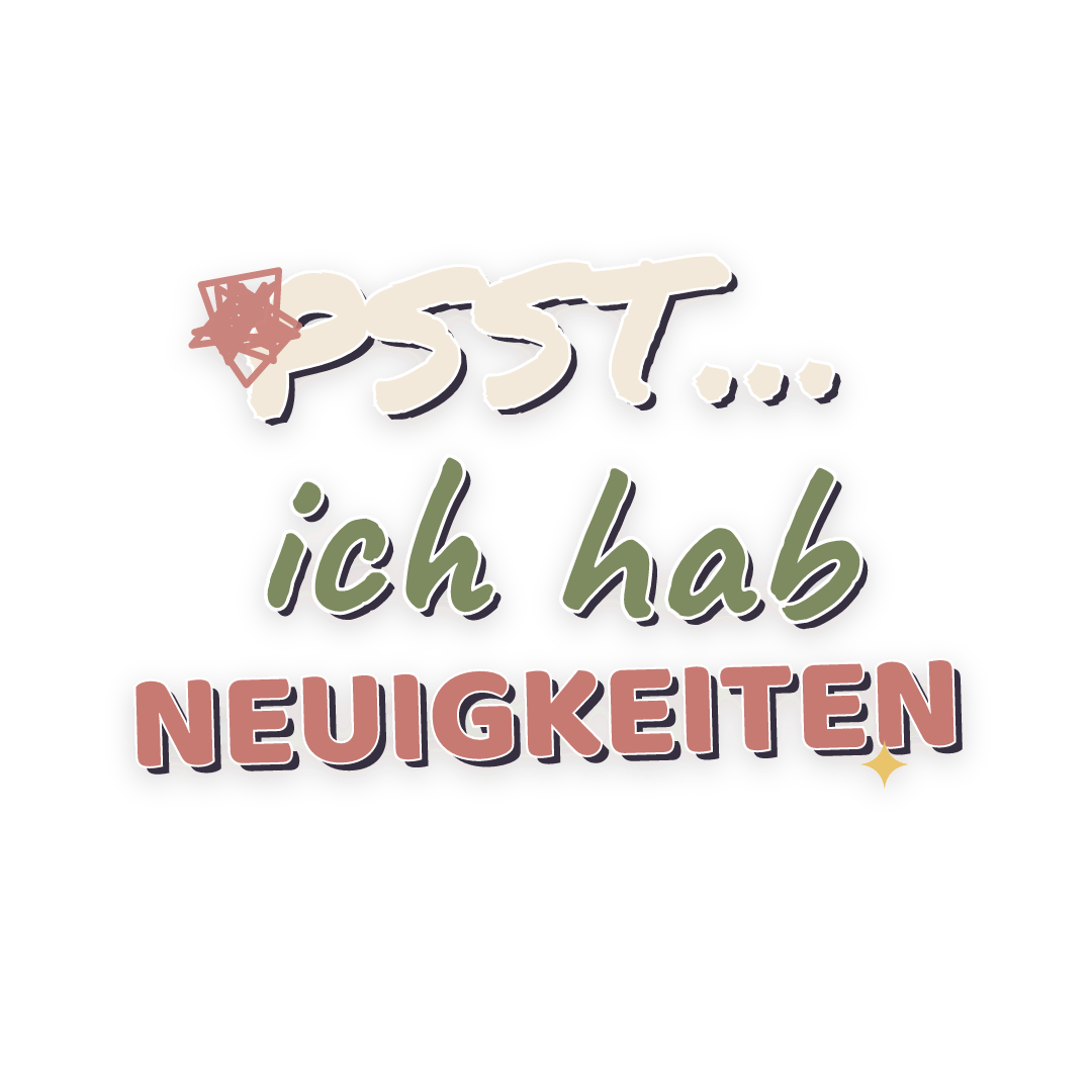 Sticker: psst… ich hab neuigkeiten