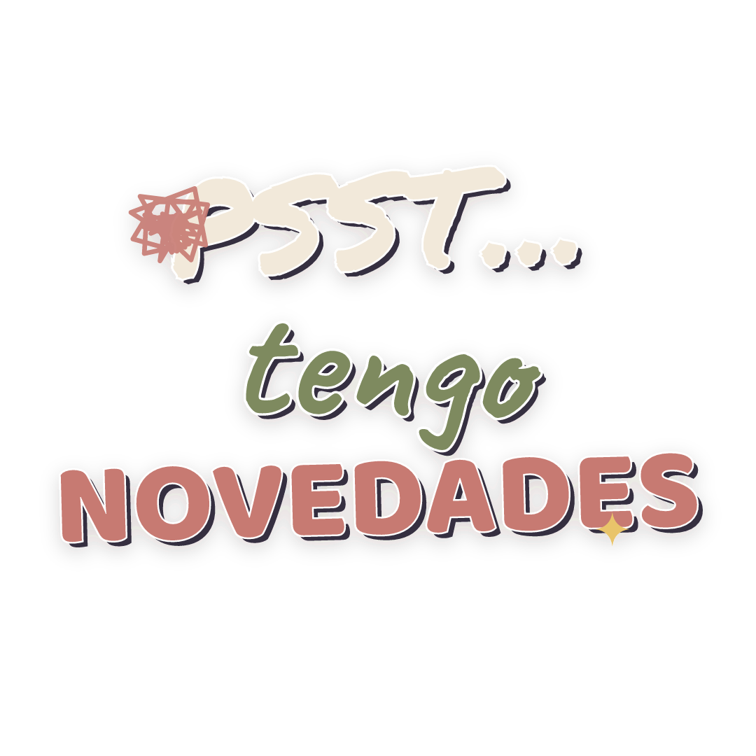 Sticker: psst… tengo novedades