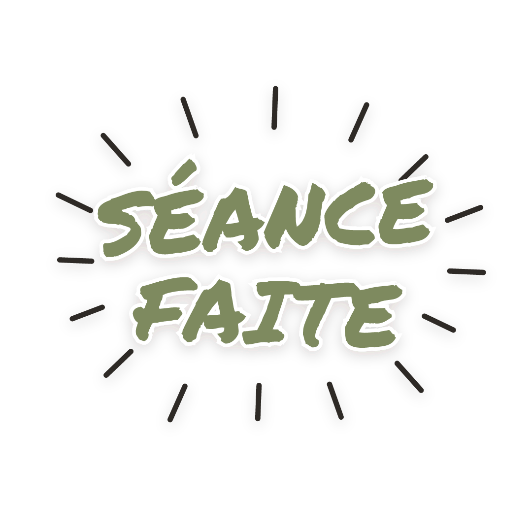 Sticker: séance faite