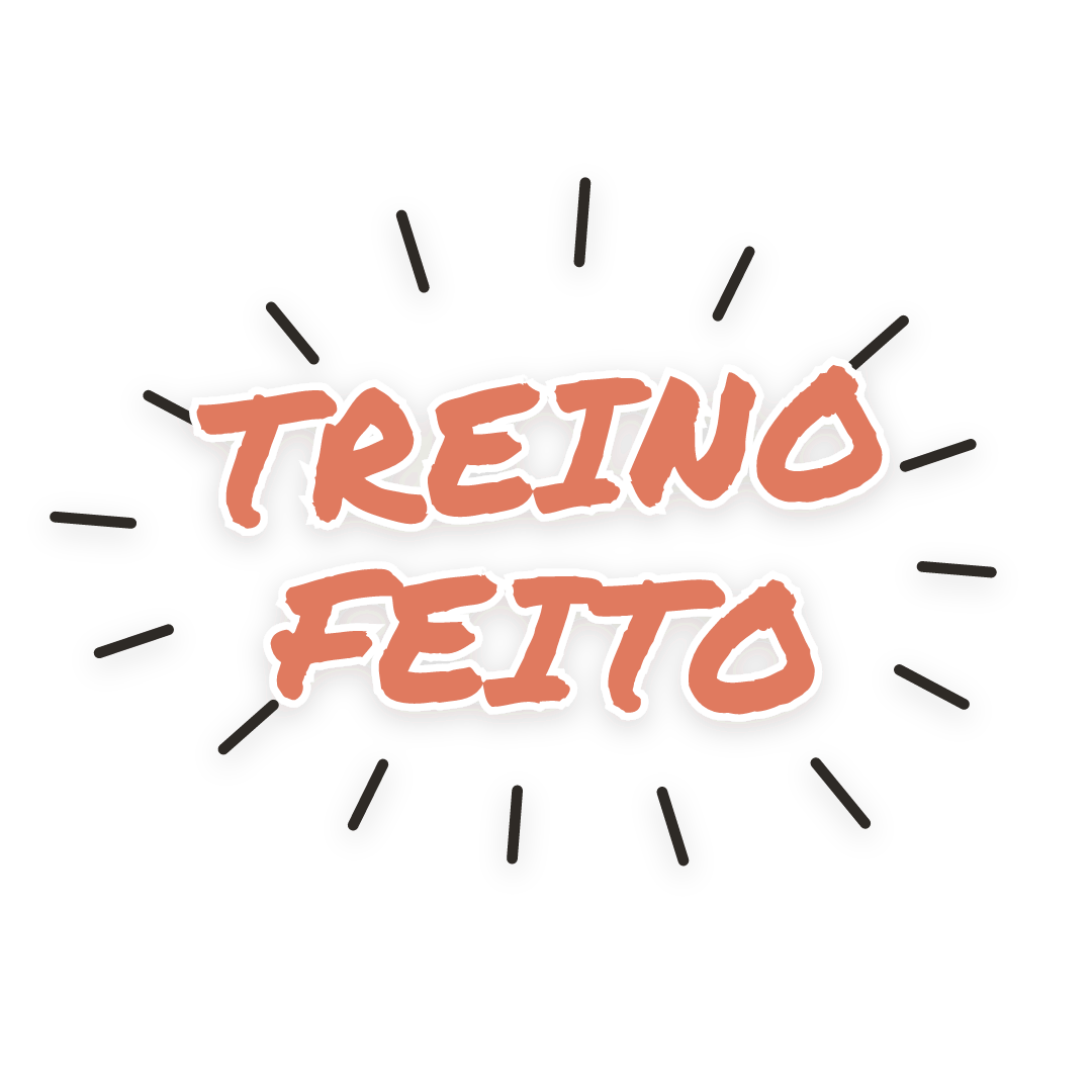 Sticker: treino feito