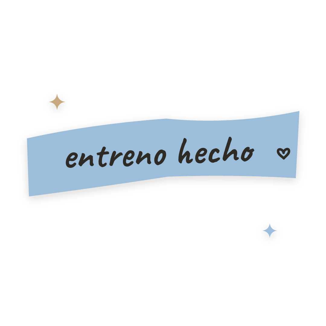 Sticker: entreno hecho