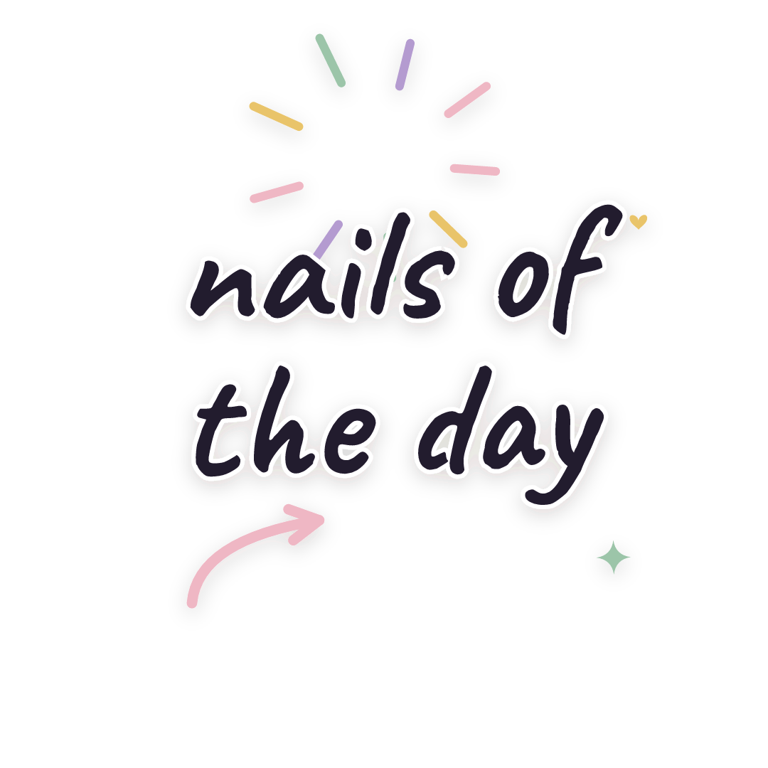 Sticker: nails of the day